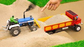 Diy mini truck trolley sand loading science project | Diy tractor | ‪@sanocreator