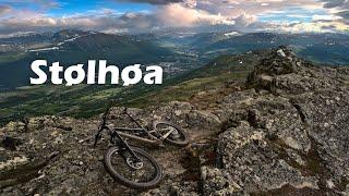 A beautiful, steep and rough mountain trail in Oppdal, Norway | Stølhøa downhill trail