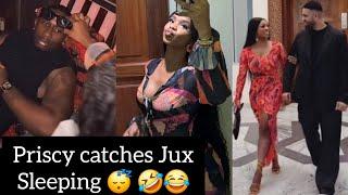 Juma Jux and Pricillia Ojo at a Wedding with Chioma and Her Date |See The SAD Way Their Night Ended