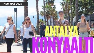 Antalya Street Tour ! Antalya Konyaaltı Tour ! Antalya Konyaaltı Beach ! Antalya Turkey !