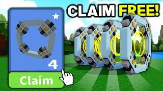 CLAIM FREE PORTALS EASY!! | Build a boat for Treasure ROBLOX