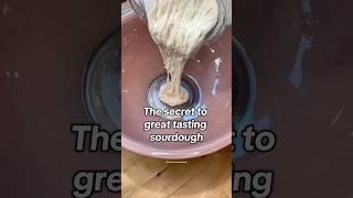 The secret to great tasting sourdough! #sourdoughbread #sourdoughbaking