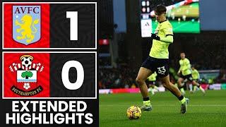 EXTENDED HIGHLIGHTS: Aston Villa 1-0 Southampton | Premier League