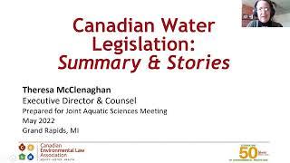 Presentation - Canadian Clean Water Legislation