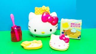 Unboxing the Hello Kitty Toast with Masha Bear Toys