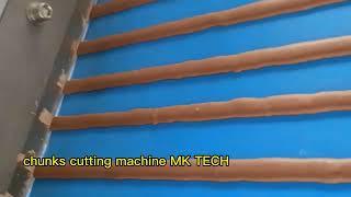 chocolate chunks forming cutting machine