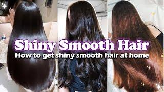 HOW TO GET SHINY SMOOTH HAIR AT HOME! *Secret Method*