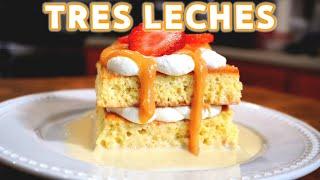 Tres Leches Cake With Homemade Dulce De Leche