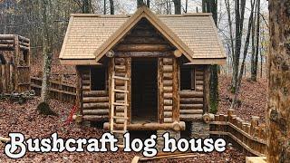 Unlock the Secrets of Building a Warm and Inviting Bushcraft Log House