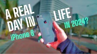 USING The iPhone 8 in 2024! - A Real Day In The Life (As a Uni Student + Content Creator)