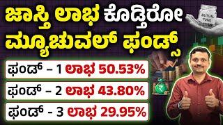 Large Cap, Mid Cap and Small Cap Explained in Kannada | Best Mutual Funds for High Returns in 2024