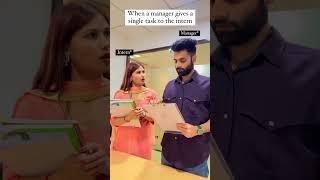 Manager & Intern #shortsvideo #shorts #funnyshorts #funnyvideo