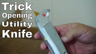 Trick Opening Utility Knives! | Utility knives, Box cutters, Razor knives