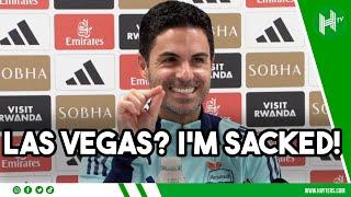 I'M IN MY HOUSE... I'M SACKED! | Mikel Arteta BRILLIANT on Arsenal's Dubai plans