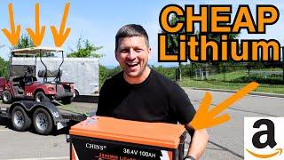 Range Testing a CHINS Lithium Golf Cart Battery - PS Its Cheap!