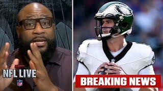 NFL LIVE | It's time for Eagles to let go of Kenny Pickett - Swagu on Giants release QB Daniel Jones