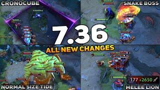 All New Buffs and Abilities in 7.36 Patch For All Heroes| Dota 2 New Patch