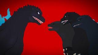 team big three Godzilla vs in hell Godzilla | comics vs film | PPANIMAN | animation