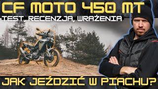 CF MOTO 450 MT 2024 - test, opinia, wrażenia. Jak jeździć w piachu?