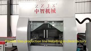 MCM CLADDING SOFT STONE VENEER FLEXIBLE TILES PRODUCTION LINE