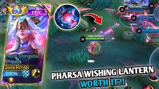 PHARSA WISHING LANTERN‼️PHARSA BEST BUILD 2024 - INSTANT DAMAGE 1 SHOT - GAMEPLAY PHARSA - MLBB