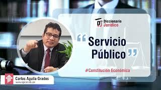 SERVICIO PÚBLICO | Constitución Económica | Diccionario Jurídico # 87