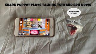 SB Movie: Shark Puppet plays Talking Tom and Ben News!