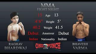 Raghav Bhardwaj V/s Bhavesh Varma|One punch club Presents MMA Fight Night For Indo-Russia Friendship