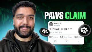 PAWS Claiming Simple Process | PAWS Withdrawal to Exchange Steps