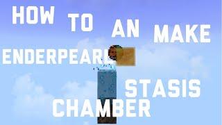 How to make an Enderpearl stasis chamber for Minecraft Bedrock Edition