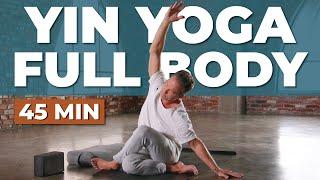 Yin Yoga Full Body: 45 Min Deep Stretch & Relaxation with Travis Eliot