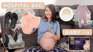 MINIMAL HOSPITAL BAG | WHAT YOU REALLY NEED TO PACK | BABY #4