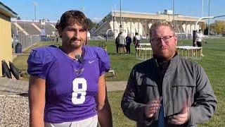 Rob Clark catches up with MSU tight end Gabe Hagen.