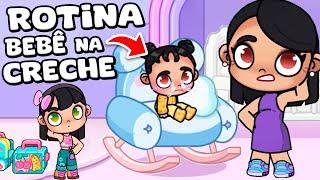 ROTINA COM BEBÊ PRIMEIRO DIA NA CRECHE | AVATAR WORLD ROTINAS E HISTÓRIAS