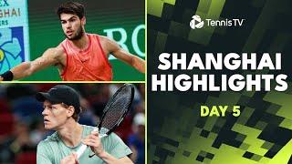 Alcaraz, Sinner & Medvedev All Play; Paul vs Tabilo EPIC | Shanghai 2024 Highlights Day 5