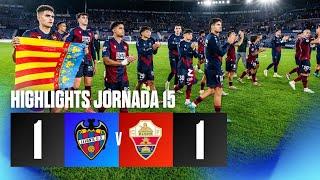 J15 Hightlights del partido Levante UD 1-1 Eleche CF | LaLiga Hypermotion 2024/25