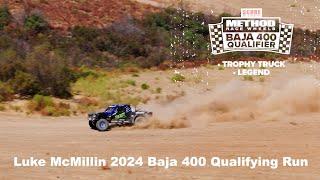 Luke McMillin: 2024 Baja 400 Qualifying || POV || 4K