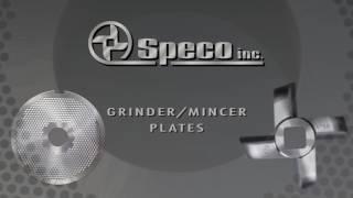 Speco Grinder/Mincer Plates from Bunzl Processor Division/Koch Supplies