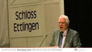 14. Kreiskonferenz AWO KA-Land: Grußwort von Herrn Seeh (Teil1)