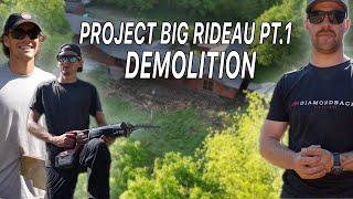 DEMOLISHING 1500 SQ/FT DECK | Project Big Rideau VLOG (1 of 10)