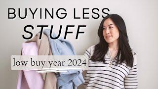 NO MORE Unnecessary Stuff - My Low Buy Year Reasons, Rules, and Tips