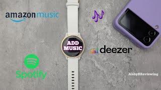 How To Add Music To GARMIN Watches Spotify & MP3 Music (Step by Step)