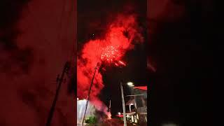 Best New Year 2025 Fireworks in Kampong Bunga Api #fireworks