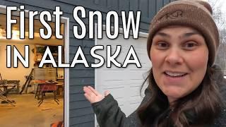 Alaska First Snow - How Much Will We Get?? October in Alaska