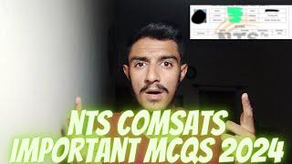 NTS COMSATS IMPORTANT MCQS || How to Prepare NTS NAT test? || Tips to solve Nts