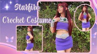 Starfire Halloween Costume Crochet Tutorial 