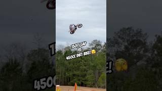 150ft gap VS 450cc dirt bike!! 