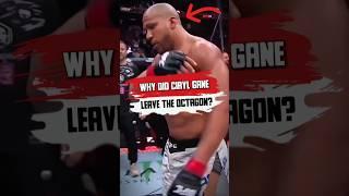 Why did Ciryl Gane suddenly leave the octagon? #mma