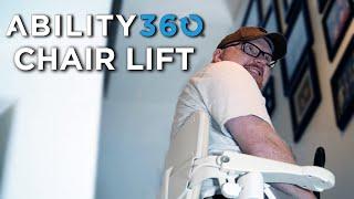 Installing a stair lift for people with disabilities | Ability360 Home Mod Program