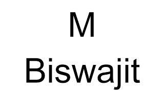 How to Pronounce M Biswajit (Hindi)